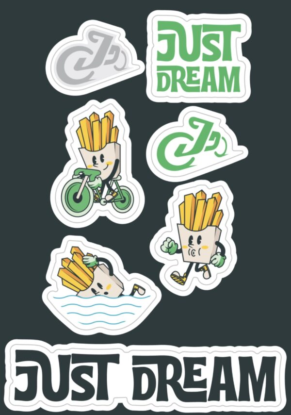JD TEAM ” Sticker Sheet – (Limited Edition) - Image 2